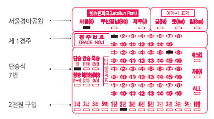 경마 베팅 방법